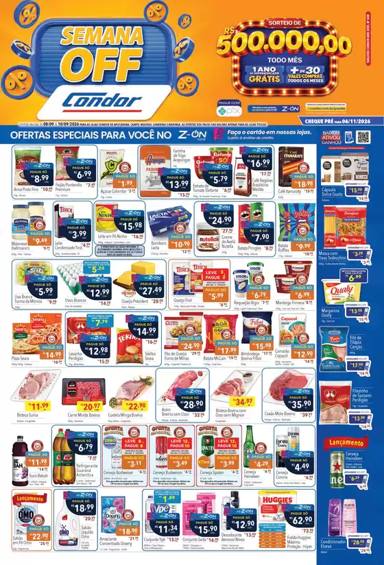 Catálogo Supermercados Condor | Economize agora com nossas ofertas | 2026-09-08T00:00:00.000Z - 2026-09-10T00:00:00.000Z