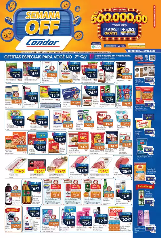 Catálogo Supermercados Condor | Melhores ofertas e descontos | 2026-09-08T00:00:00.000Z - 2026-09-10T00:00:00.000Z