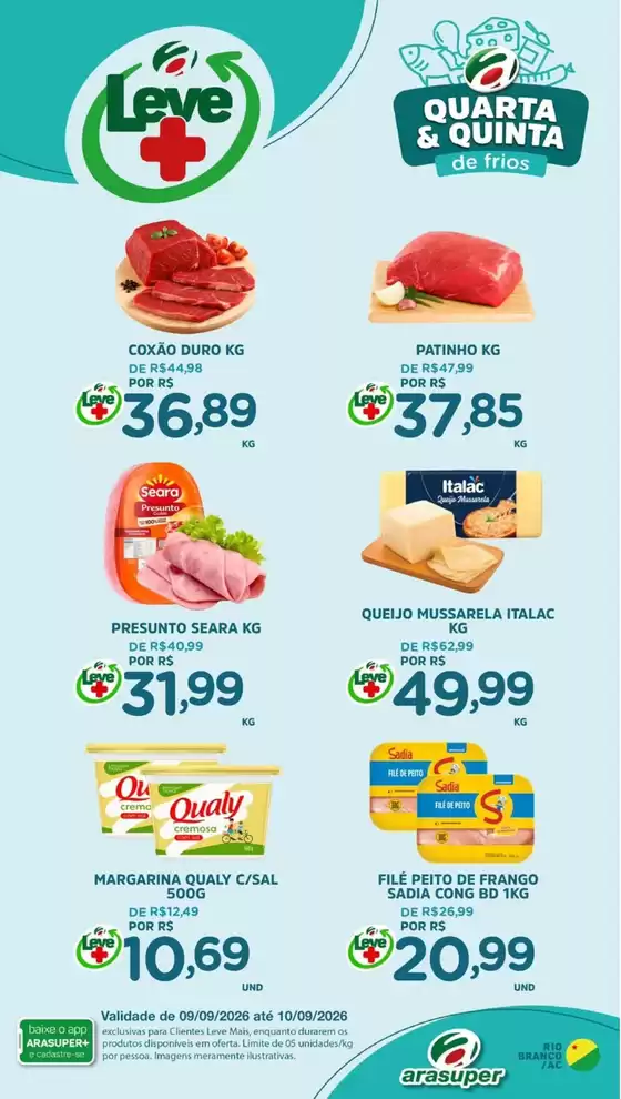 Catálogo Araújo Supermercados | QUARTA E QUINTA | 2026-09-09T00:00:00.000Z - 2026-09-10T00:00:00.000Z