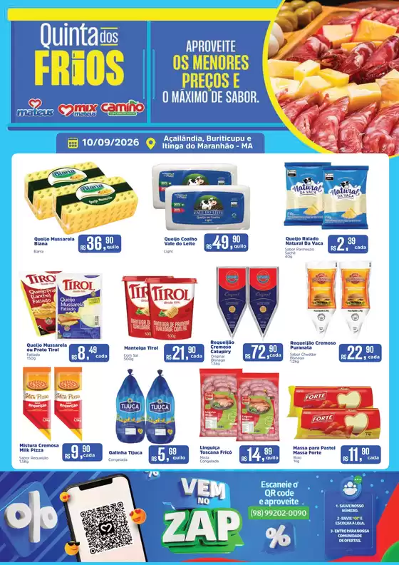 Catálogo Supermercados Mateus | Quinta dos frios | 2026-09-09T00:00:00.000Z - 2026-09-10T00:00:00.000Z