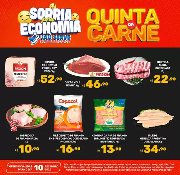 Catálogo Supermercados Jaù Serve | Fazenda de Carne | 2026-09-10T00:00:00.000Z - 2026-09-10T00:00:00.000Z