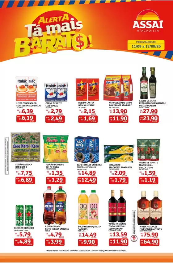 Catálogo Assaí Atacadista | Encarte Assaí Atacadista 171663-570 | 2026-09-11T00:00:00.000Z - 2026-09-13T00:00:00.000Z