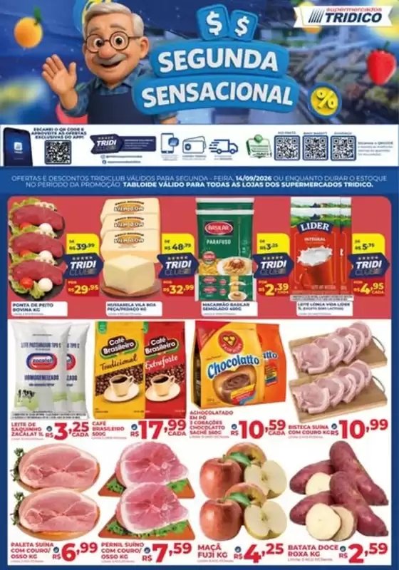 Catálogo Supermercados Tridico | Segunda Sensacional | 2026-09-14T00:00:00.000Z - 2026-09-14T00:00:00.000Z