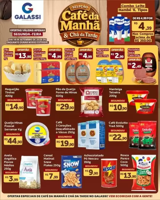 Catálogo Supermercados Galassi em Promissão | Ofertas | 2026-09-14T00:00:00.000Z - 2026-09-14T00:00:00.000Z