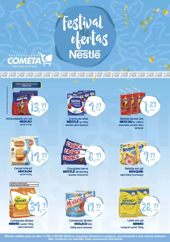 Catálogo Cometa Supermercados | FESTIVAL DE OFERTAS NESTLÉ | 2026-09-14T00:00:00.000Z - 2026-09-20T00:00:00.000Z