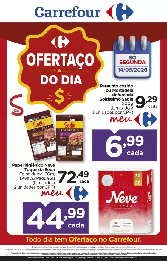 Catálogo Carrefour Bairro | OFERTA DO DIA | 2026-09-14T00:00:00.000Z - 2026-09-14T00:00:00.000Z