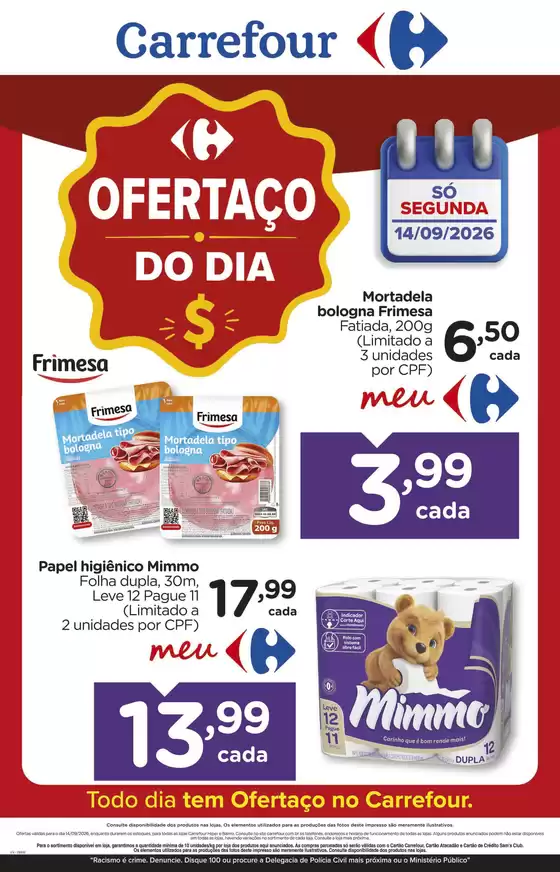 Catálogo Carrefour em Bacabal | Descontos e promoções | 2026-09-14T00:00:00.000Z - 2026-09-14T00:00:00.000Z