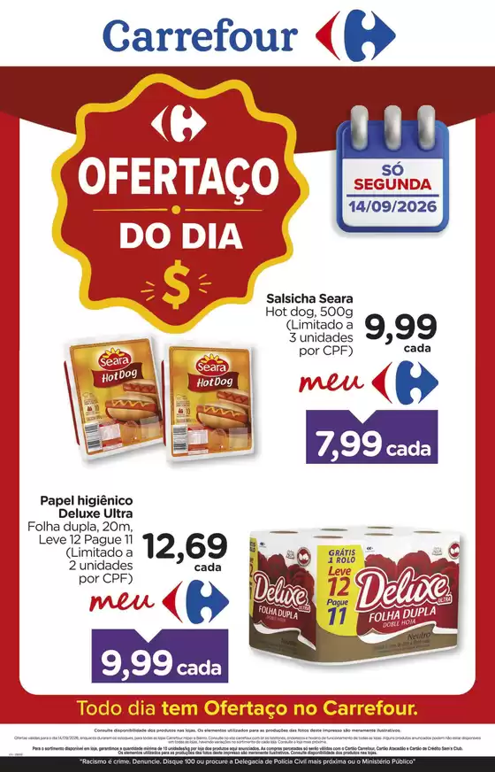 Catálogo Carrefour em Bacabal | Promoções especiais em andamento | 2026-09-14T00:00:00.000Z - 2026-09-14T00:00:00.000Z