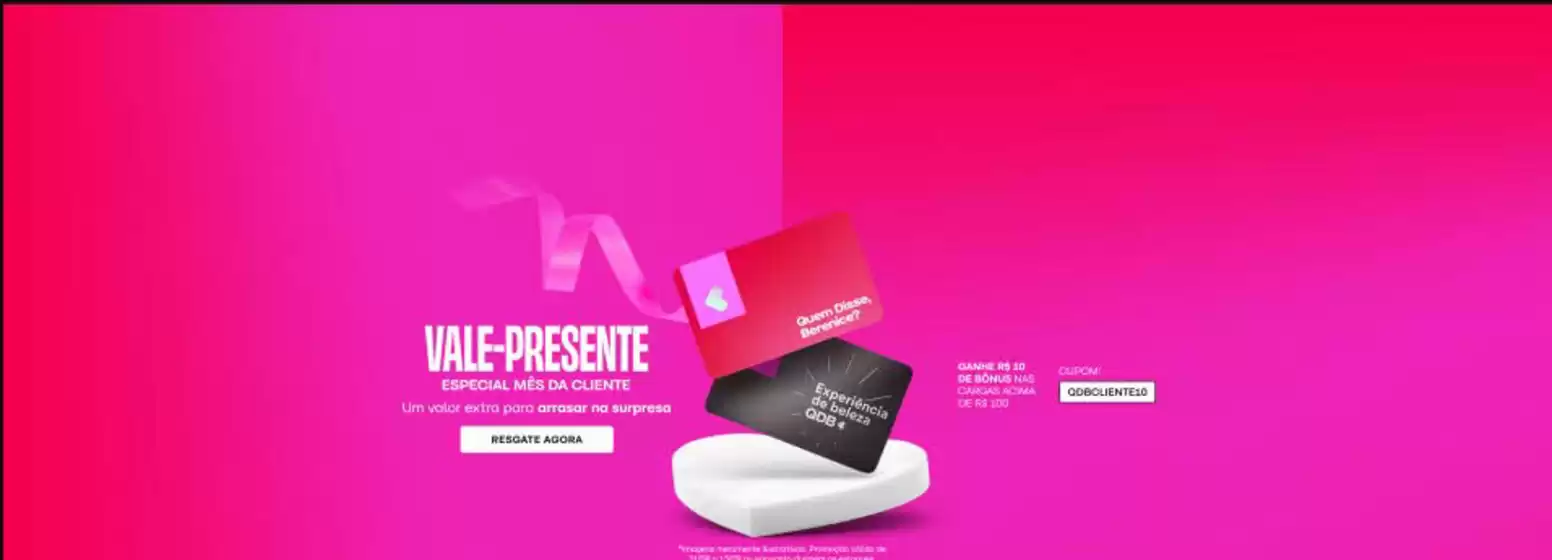 Catálogo Quem disse, berenice? em Ipiranga | Outlet & Cashback | 2026-09-14T00:00:00.000Z - 2026-09-30T00:00:00.000Z