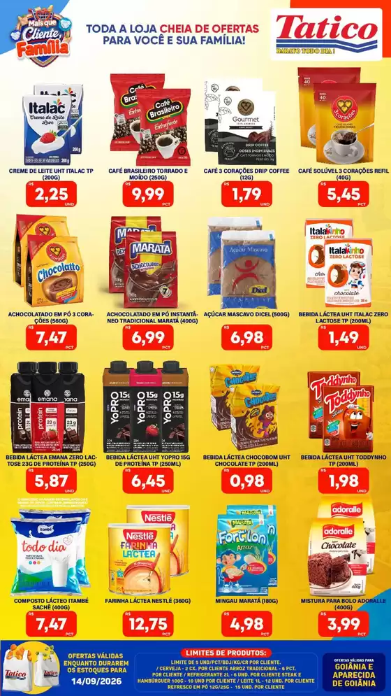 Catálogo Tatico em Candeias | Ofertas especiais atraentes para todos | 2026-09-14T00:00:00.000Z - 2026-09-14T00:00:00.000Z