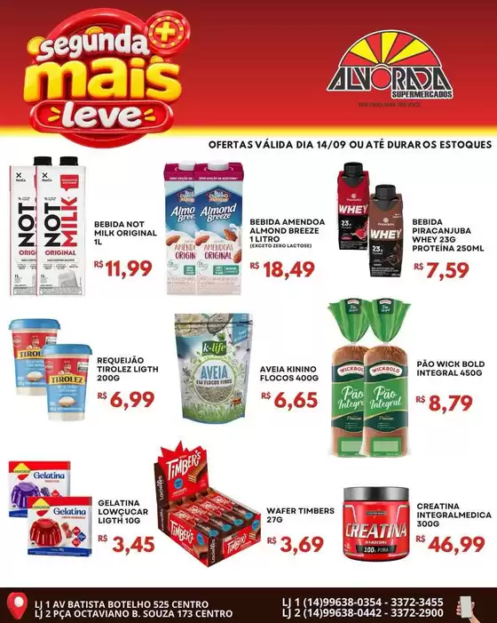 Catálogo Alvorada Supermercados | Encarte Alvorada Supermercados | 2026-09-14T00:00:00.000Z - 2026-09-14T00:00:00.000Z