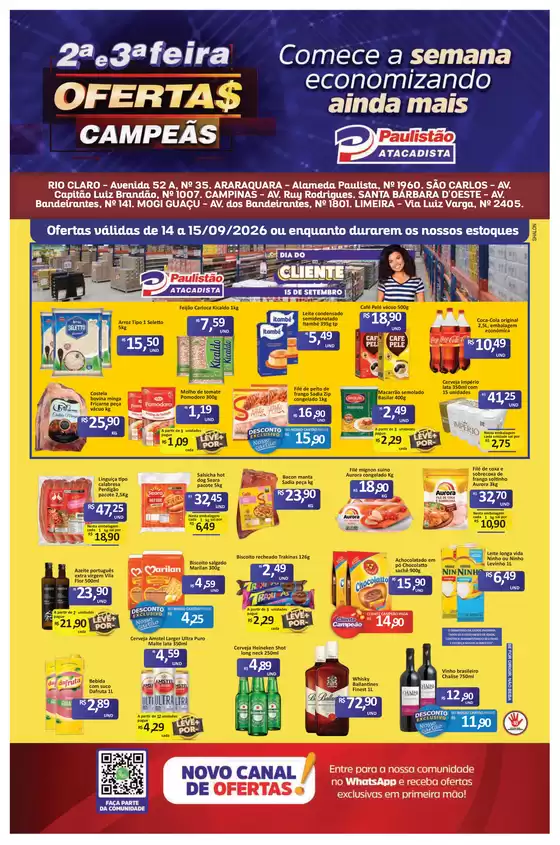 Catálogo Paulistão Atacadista | Ofertas exclusivas e pechinchas | 2026-09-14T00:00:00.000Z - 2026-09-15T00:00:00.000Z