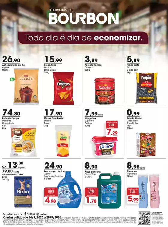 Catálogo Zaffari | Ofertas Bourbon | 2026-09-14T00:00:00.000Z - 2026-09-20T00:00:00.000Z