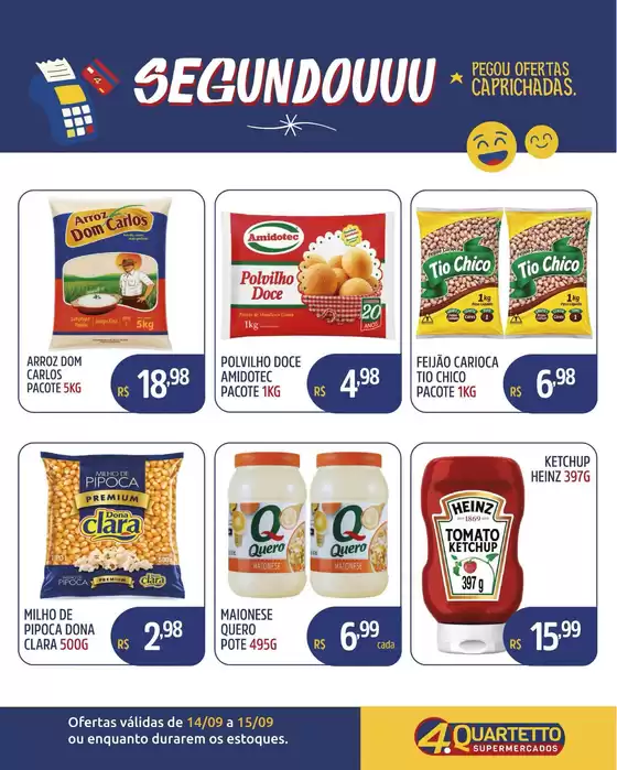 Catálogo Quartetto Supermercados | Encarte Quartetto Supermercados | 2026-09-14T00:00:00.000Z - 2026-09-15T00:00:00.000Z