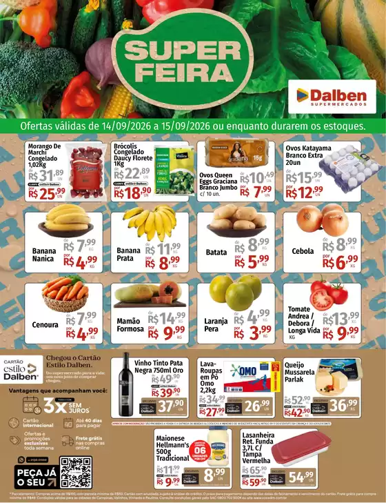 Catálogo Supermercado Dalben | SUPER FEIRÃO | 2026-09-14T00:00:00.000Z - 2026-09-15T00:00:00.000Z