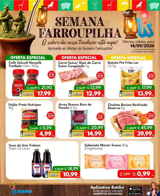 Catálogo Supermercados Baklizi em Indaiatuba | Ofertas e promoções atuais | 2026-09-14T00:00:00.000Z - 2026-09-14T00:00:00.000Z