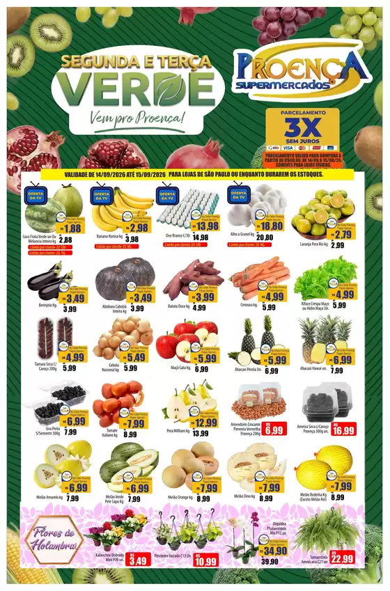 Catálogo Proença Supermercados | SEGUNDA E TERÇA VERDE SP 14 A 15 | 2026-09-14T00:00:00.000Z - 2026-09-15T00:00:00.000Z