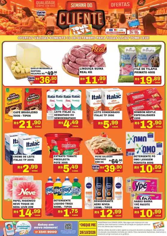 Catálogo Tome Leve | Ótima oferta para todos os clientes | 2026-09-14T00:00:00.000Z - 2026-09-14T00:00:00.000Z
