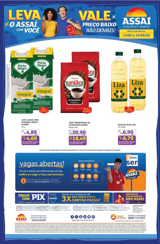 Catálogo Assaí Atacadista | Encarte Assaí Atacadista 171778-594 | 2026-09-14T00:00:00.000Z - 2026-09-15T00:00:00.000Z