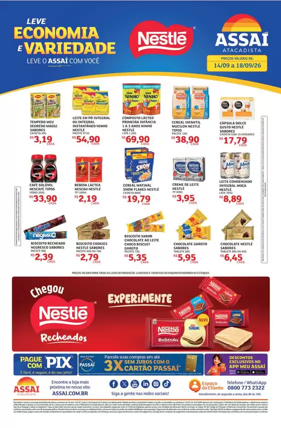 Catálogo Assaí Atacadista | Encarte Assaí Atacadista 171789-521 | 2026-09-14T00:00:00.000Z - 2026-09-18T00:00:00.000Z