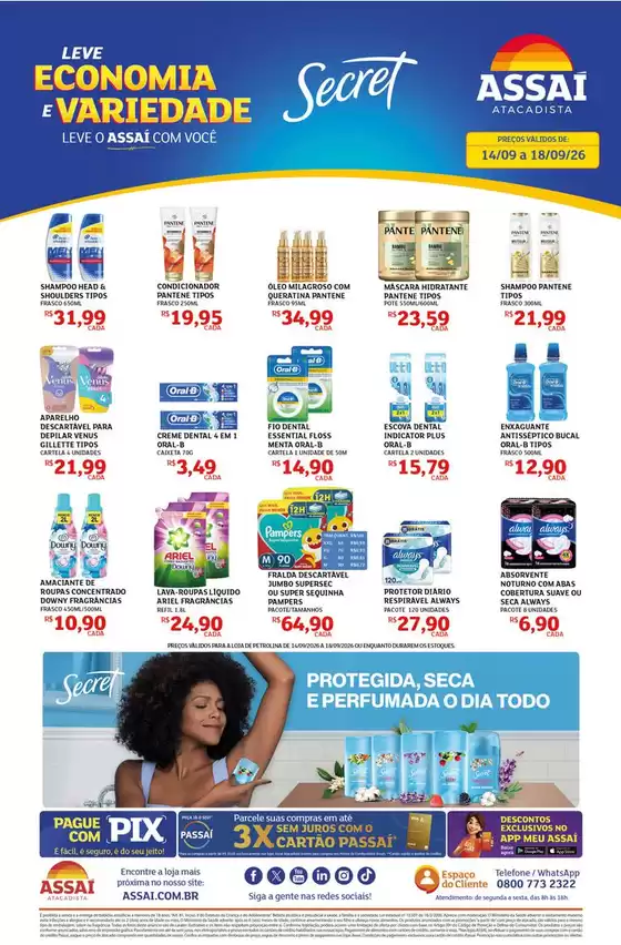 Catálogo Assaí Atacadista | Encarte Assaí Atacadista 171802-574 | 2026-09-14T00:00:00.000Z - 2026-09-18T00:00:00.000Z
