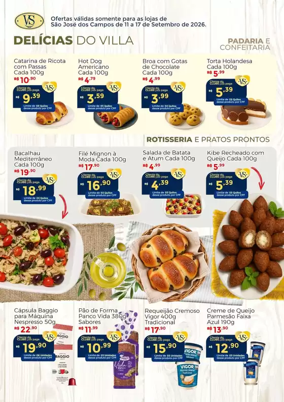 Catálogo Villarreal Supermercados | Jornal de Ofertas São José dos Campos | 2026-09-11T00:00:00.000Z - 2026-09-17T00:00:00.000Z