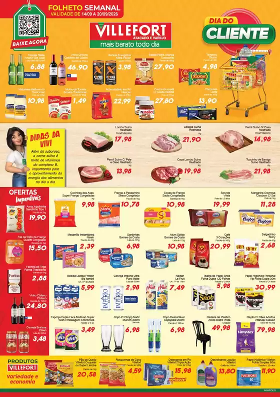 Catálogo Villefort Atacadista | Ofertas de Segunda a Domingo | 2026-09-14T00:00:00.000Z - 2026-09-20T00:00:00.000Z