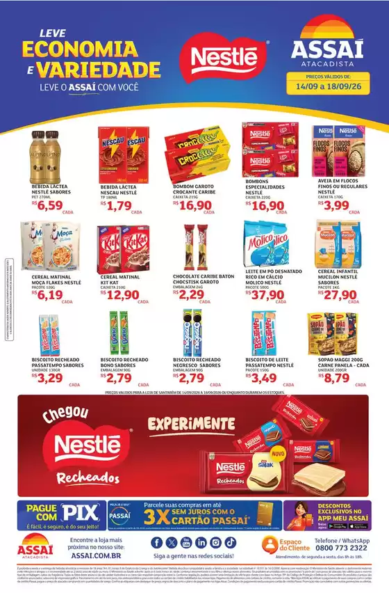 Catálogo Assaí Atacadista | Encarte Assaí Atacadista 171845-698 | 2026-09-14T00:00:00.000Z - 2026-09-18T00:00:00.000Z