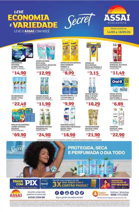 Catálogo Assaí Atacadista | Encarte Assaí Atacadista 171847-700 | 2026-09-14T00:00:00.000Z - 2026-09-18T00:00:00.000Z
