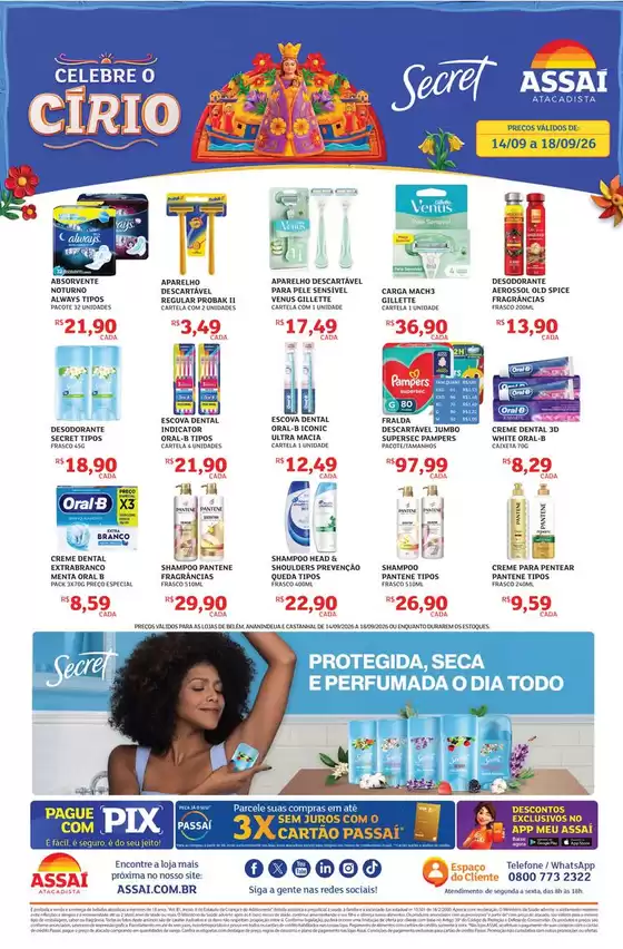 Catálogo Assaí Atacadista | Encarte Assaí Atacadista 171843-697 | 2026-09-14T00:00:00.000Z - 2026-09-18T00:00:00.000Z