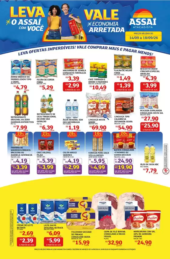 Catálogo Assaí Atacadista | Encarte Assaí Atacadista 171853-579 | 2026-09-14T00:00:00.000Z - 2026-09-18T00:00:00.000Z