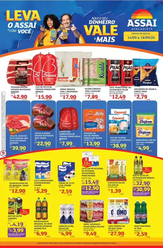Catálogo Assaí Atacadista | Encarte Assaí Atacadista 171861-536 | 2026-09-14T00:00:00.000Z - 2026-09-18T00:00:00.000Z