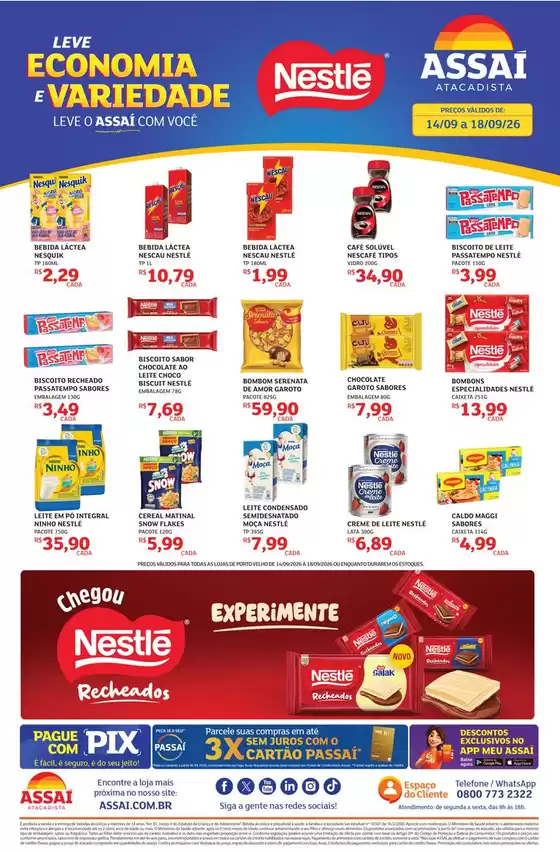 Catálogo Assaí Atacadista | Encarte Assaí Atacadista 171893-604 | 2026-09-14T00:00:00.000Z - 2026-09-18T00:00:00.000Z