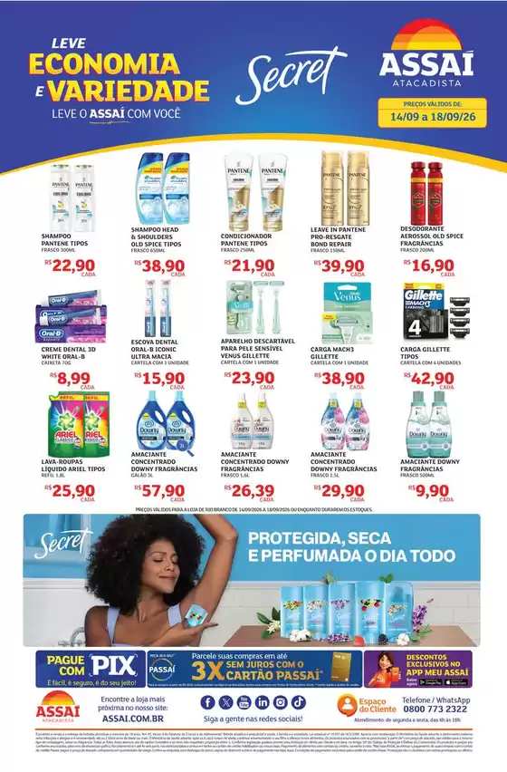 Catálogo Assaí Atacadista | Encarte Assaí Atacadista 171899-605 | 2026-09-14T00:00:00.000Z - 2026-09-18T00:00:00.000Z