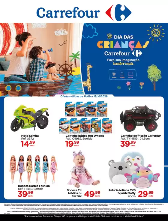 Catálogo Carrefour | DIA DAS CRIANÇAS CARREFOUR | 2026-09-14T00:00:00.000Z - 2026-10-13T00:00:00.000Z