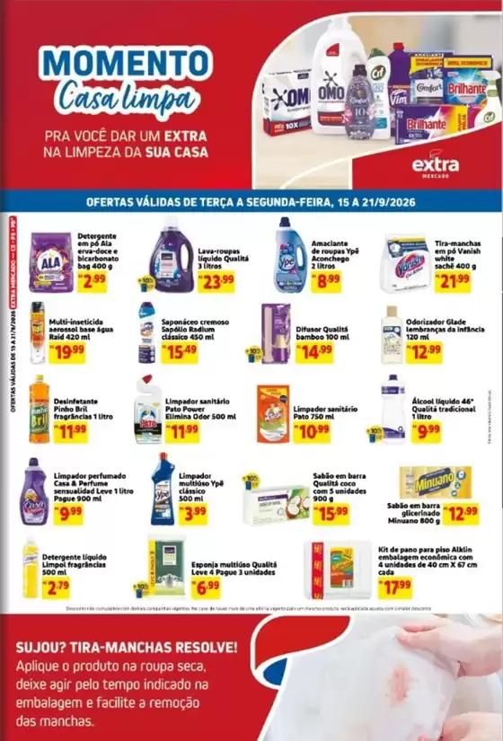 Catálogo Clube Extra | Momento Casa Limpa | 2026-09-15T00:00:00.000Z - 2026-09-21T00:00:00.000Z