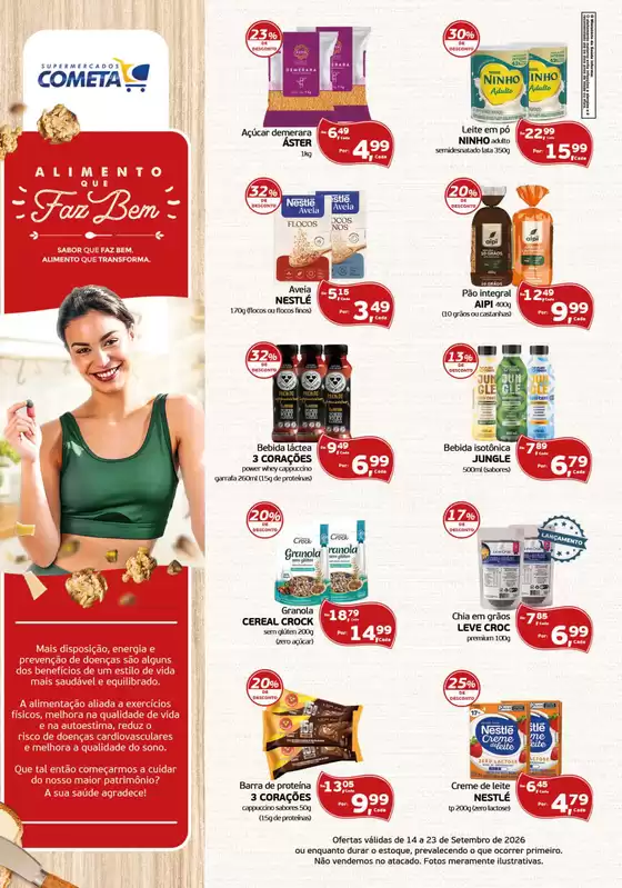 Catálogo Cometa Supermercados | Comida que faz bem para você. | 2026-09-15T00:00:00.000Z - 2026-09-23T00:00:00.000Z