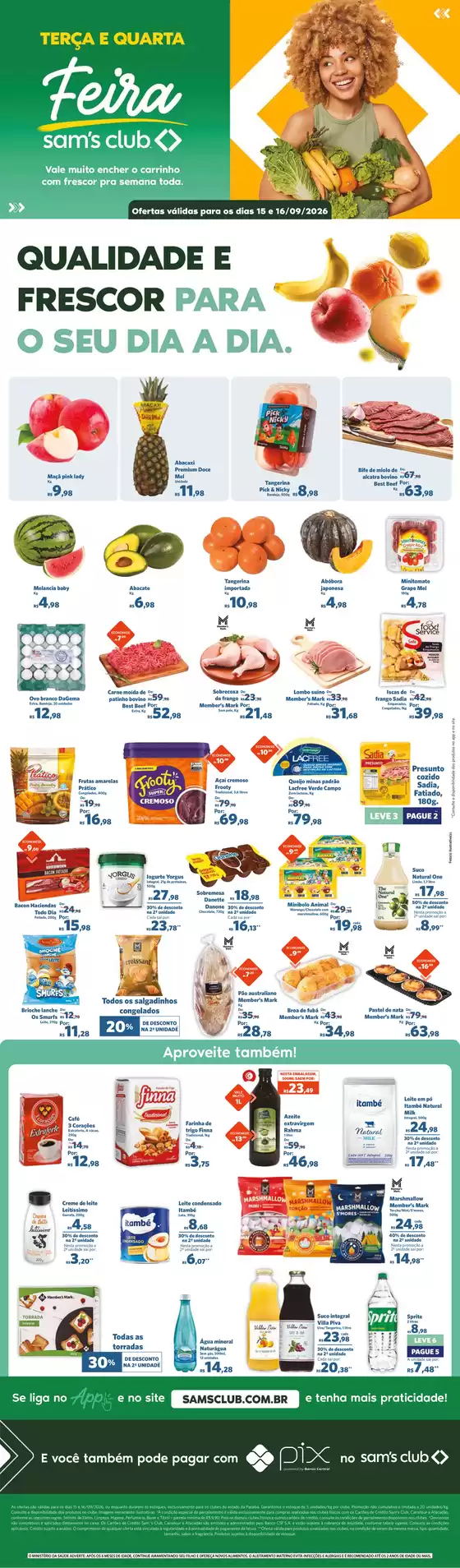 Catálogo Sam's Club | Melhores ofertas para todos os clientes | 2026-09-15T00:00:00.000Z - 2026-09-16T00:00:00.000Z