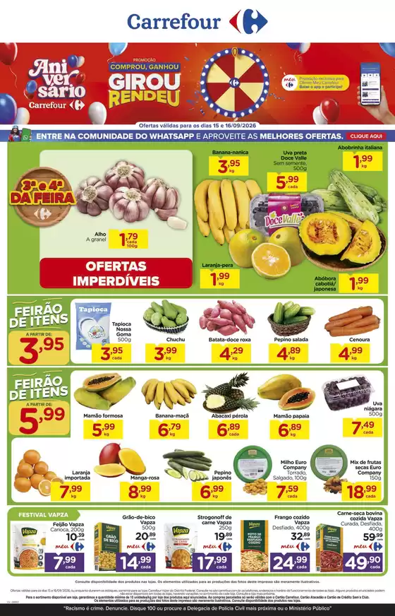 Catálogo Carrefour | FEIRA | 2026-09-15T00:00:00.000Z - 2026-09-16T00:00:00.000Z