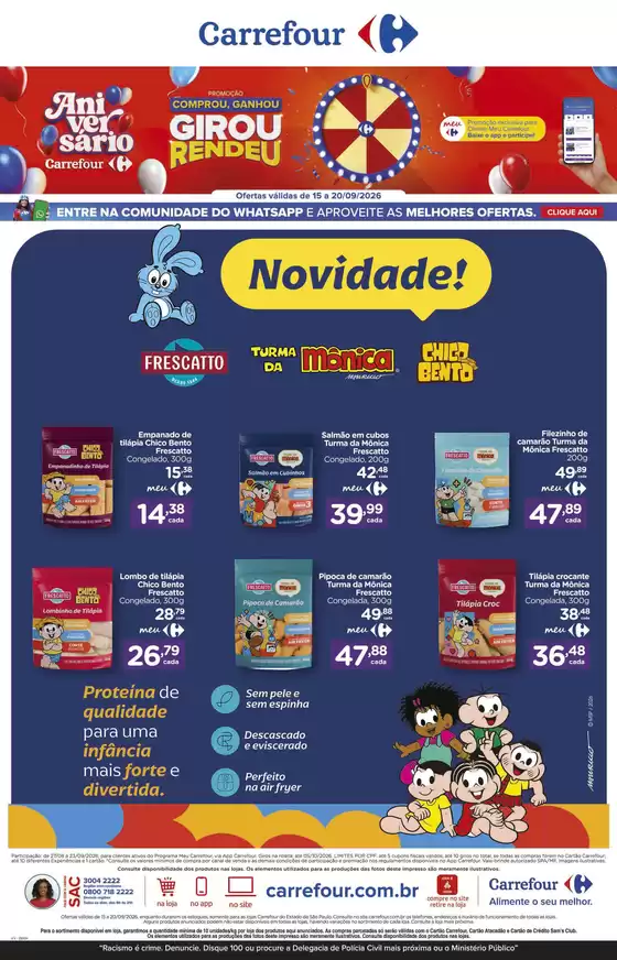 Catálogo Carrefour Bairro | LÂMINA PEIXARIA | 2026-09-15T00:00:00.000Z - 2026-09-20T00:00:00.000Z