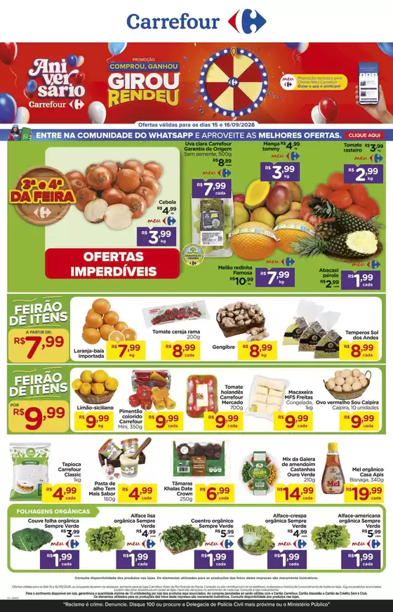Catálogo Carrefour em Natal | Ótima oferta para todos os clientes | 2026-09-15T00:00:00.000Z - 2026-09-16T00:00:00.000Z