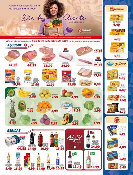 Catálogo Shibata Supermercados | Ofertas para caçadores de pechinchas | 2026-09-15T00:00:00.000Z - 2026-09-17T00:00:00.000Z