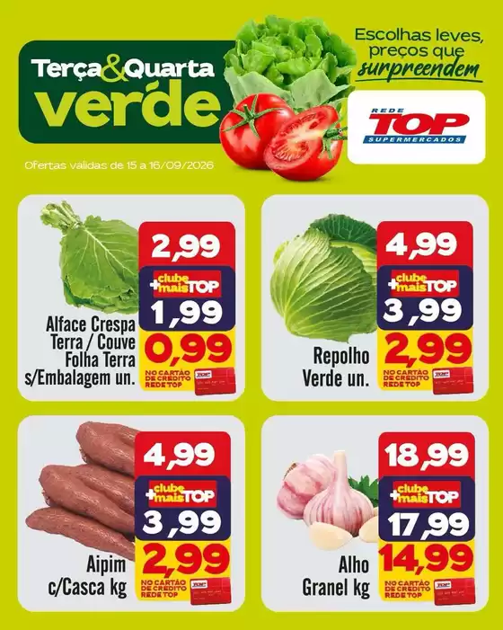 Catálogo Rede Top | Melhores ofertas para todos os caçadores de pechinchas | 2026-09-15T00:00:00.000Z - 2026-09-16T00:00:00.000Z