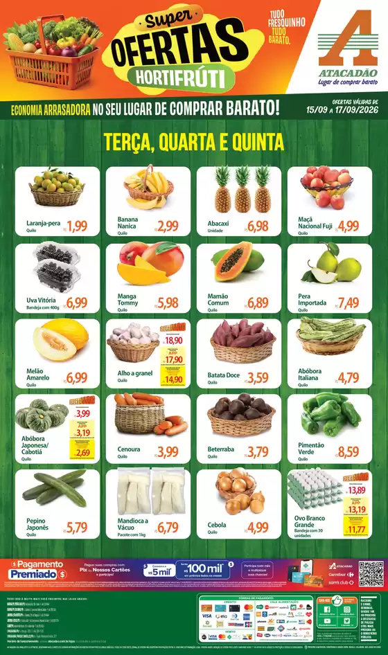 Catálogo Atacadão | Atacadão - Hortifrúti | 2026-09-15T00:00:00.000Z - 2026-09-17T00:00:00.000Z