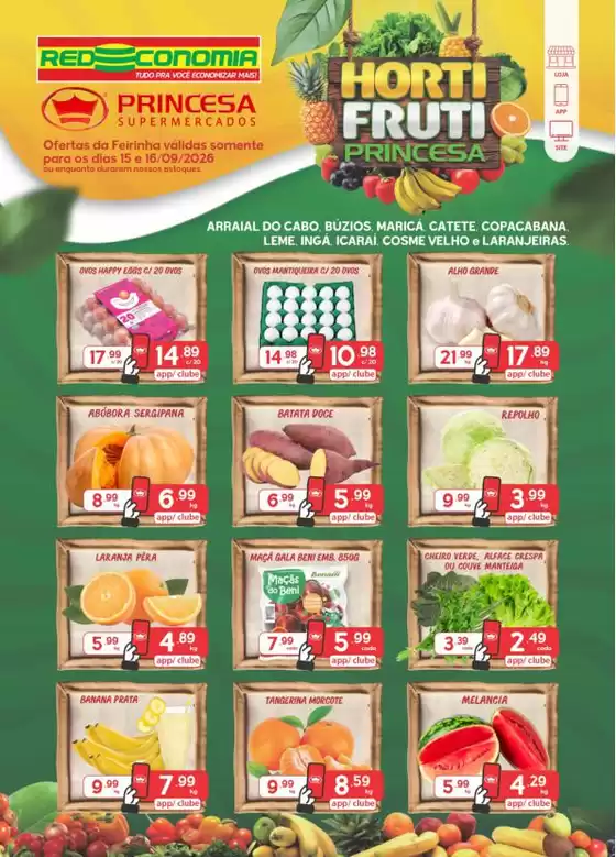 Catálogo Princesa Supermercados em Limeira | Feirinha G3 - 15 a 16/09 | 2026-09-15T00:00:00.000Z - 2026-09-16T00:00:00.000Z
