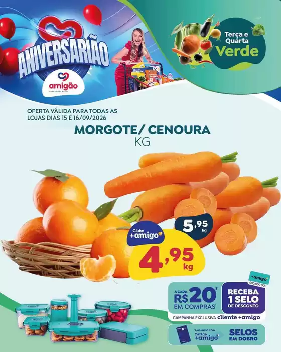 Catálogo Amigão Supermercados | Grandes descontos em produtos selecionados | 2026-09-15T00:00:00.000Z - 2026-09-16T00:00:00.000Z
