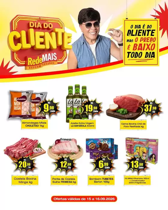 Catálogo Rede Mais Supermercados | Melhores ofertas para todos os caçadores de pechinchas | 2026-09-15T00:00:00.000Z - 2026-09-16T00:00:00.000Z