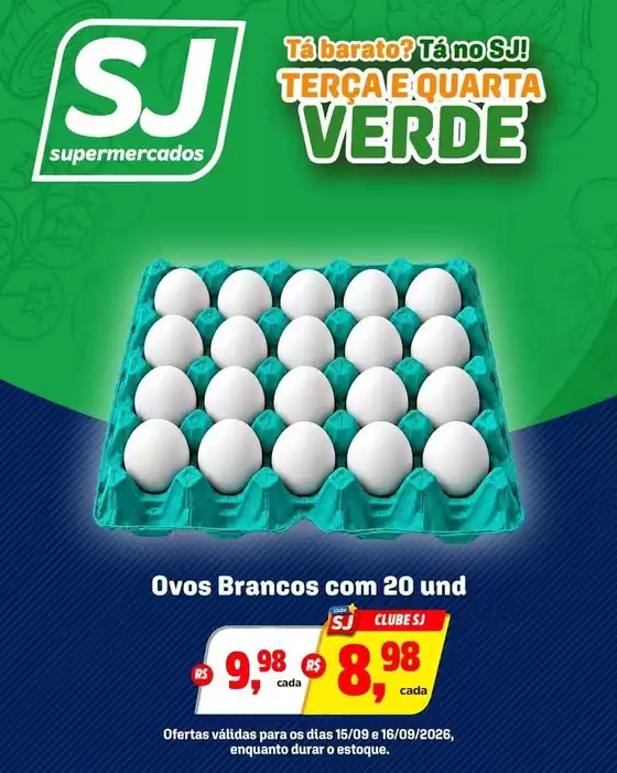 Catálogo Sj Supermercados | Encarte Sj Supermercados | 2026-09-15T00:00:00.000Z - 2026-09-16T00:00:00.000Z