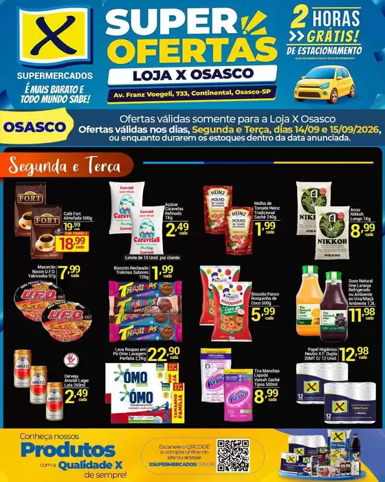 Catálogo X Supermercados | Melhores ofertas para todos os caçadores de pechinchas | 2026-09-14T00:00:00.000Z - 2026-09-15T00:00:00.000Z
