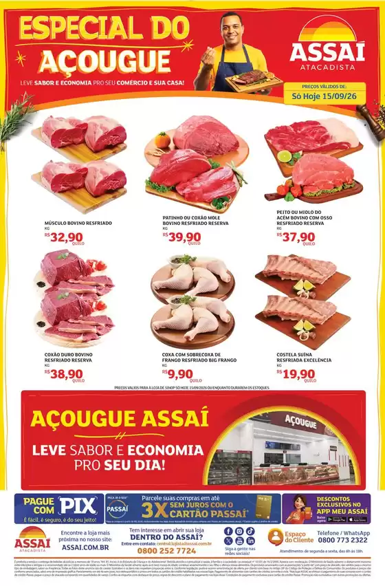 Catálogo Assaí Atacadista | Encarte Assaí Atacadista 171951-651 | 2026-09-15T00:00:00.000Z - 2026-09-15T00:00:00.000Z